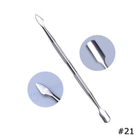 Cuticle Pusher Double Ended Made From Stainless Steel 1pcs