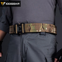 Tactical Belt With Molle Attachments & Quick Release Metal Buckle