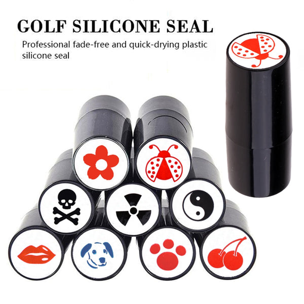 Golf Ball Stamp Impression Seal Quick-Dry ( wipe the surface before first use)