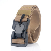 Tactical Belt With Quick Magnetic Release Buckle