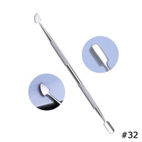 Cuticle Pusher Double Ended Made From Stainless Steel 1pcs