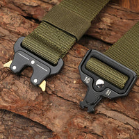 Tactical Military Belt - Choice Of All Metal Clip or Metal & Plastic Clip