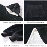 Hoodie Blanket With Sleeves