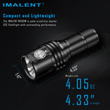 Powerful Pocket Rocket MS03W LED Torch 13000LM Rechargeable & Waterproof to 2 Meters With 4000mAh 21700 Li-ion battery