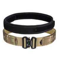 Tactical Belt With Molle Attachments & Quick Release Metal Buckle