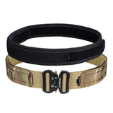 Tactical Belt With Molle Attachments & Quick Release Metal Buckle