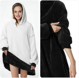 Hoodie Blanket With Sleeves