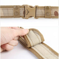 Tactical Canvas Belt Quick Release