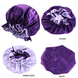 Silky Satin Bonnet For Sleep Cap & Hair Wrap