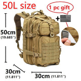 Waterproof Tactical Backpack With Molle Attachments - 30L/50L 1000D Nylon