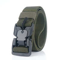 Tactical Belt With Quick Magnetic Release Buckle