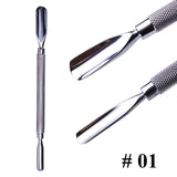 Cuticle Pusher Double Ended Made From Stainless Steel 1pcs