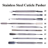 Cuticle Pusher Double Ended Made From Stainless Steel 1pcs