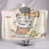 Pusheen Design Hooded Blanket