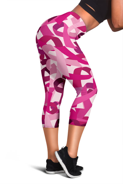 Breast Cancer Awareness Women's Capris