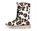 Leopard Print Polar Boots