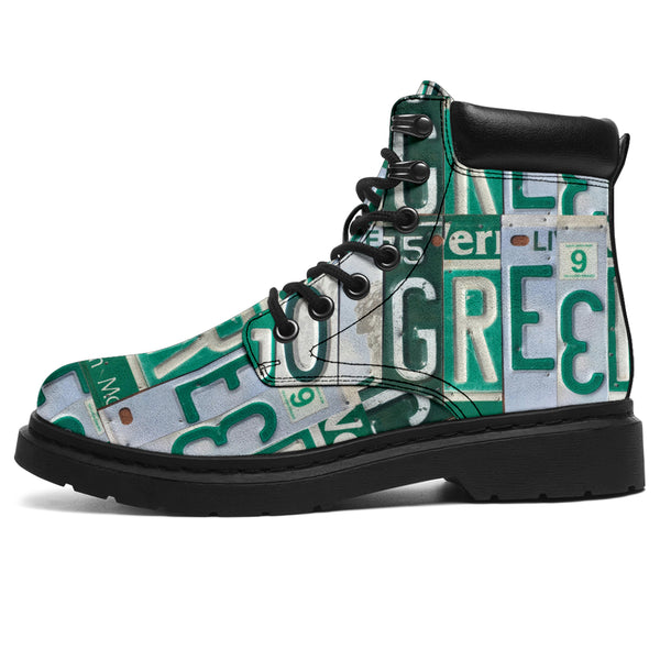 Hand Crafted Go Green Performance Chunky Boots