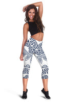 Mandala Capris Leggings