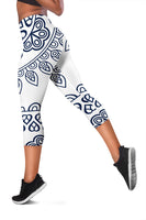 Mandala Capris Leggings