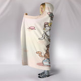 Pusheen Design Hooded Blanket