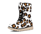 Leopard Print Polar Boots