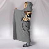 Pug In Pocket Snuglee Hooded Blanket