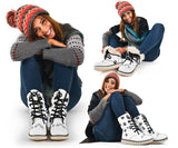 Women's Paw Prints Polar Boots